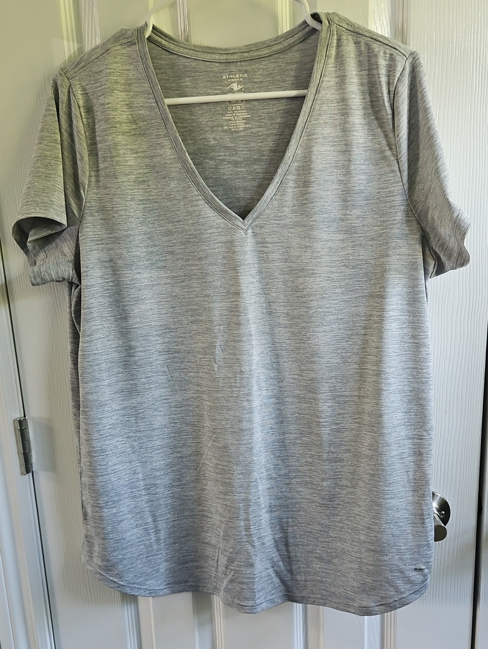 Athletic Works Top Size Xl Gray Color